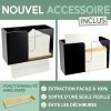 Distributeur Essuie-Mains Mural Design Élégant | Nature Supplies | Rechargeable, Compatible Pliages V/C