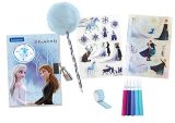 Lexibook Journal Intime Électronique La Reine des Neiges avec Effets Lumineux, Cadenas et Accessoires - Bleu/Violet