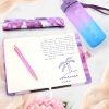 Journal Intime à Code avec Bouteille d'Eau - Cadeau Idéal pour Filles de 7 à 14 Ans