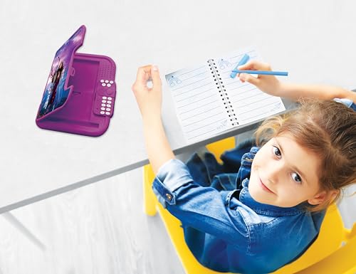 Lexibook Journal Intime Électronique La Reine des Neiges avec Stylo et Carnet Inclus - Mot de Passe, Musique, Enregistreur Vocal - Violet/Bleu