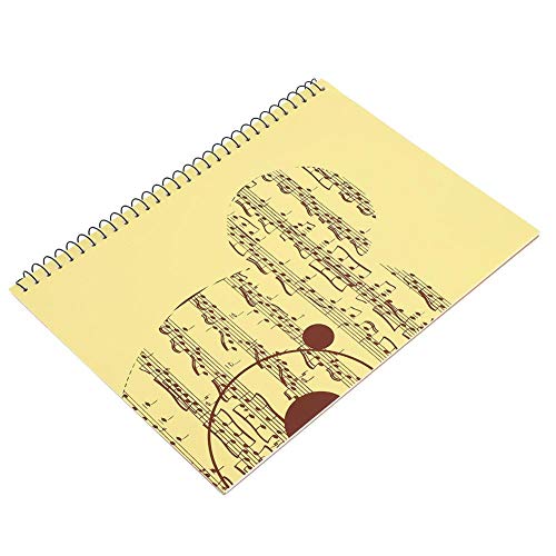 Cahier de Notation Musicale - 50 Pages pour Compositeurs et Musiciens - Design Ours Jaune