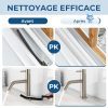 Cleangor Brosse à Joints Noire - Nettoyage Profond pour Cuisine et Salle de Bain