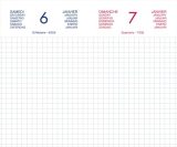 Lot Agenda Chantier 2027 Blumie Bleu : Journalier, 15x9cm, 1 jour/page, Index Inclus