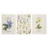 Lot de 3 Carnets Wild Flowers A6 – Carnet de Notes, Voyage, Recettes, Journal Intime