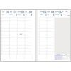 Agenda Semainier OBERTHUR 25 NEO FLEX 16x24 cm - Bleu - Bilingue - Janvier 2027 à Décembre 2027
