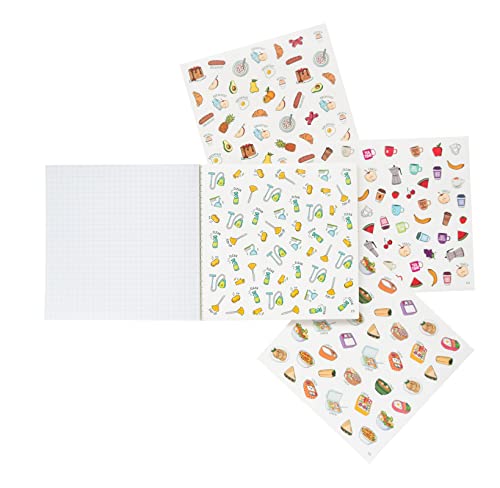 Carnet de Stickers Organisation - Bullet Journal, Agenda & Notebook | Accessoire Papeterie Multicolore