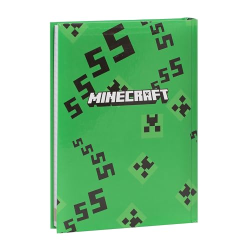 Agenda Scolaire Journalier Minecraft - 12 Mois - Couverture Rembourrée - 320 Pages Couleur - Idéal Primaire/Collège