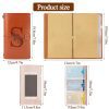 Carnet de Voyage Vintage en Cuir PU - Journal Intime Rechargeable A5, Idée Cadeau Polyvalent