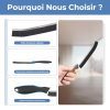 Cleangor Brosse à Joints Ergonomique - Nettoyage Profond pour Carrelage, Cuisine et Salle de Bain