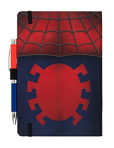 Carnet de Notes Marvel Spider-Man A5 à Points avec Stylo Lumineux - Fournitures Scolaires et Journaling