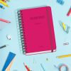 Agenda Scolaire 2025-2026 Dohe COLOUR VIBES Rose - Semainier A5 Bilingue (Espagnol/Anglais) avec Autocollants
