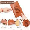 Carnet de Voyage Vintage en Cuir PU - Journal Intime Rechargeable A5, Idée Cadeau Polyvalent