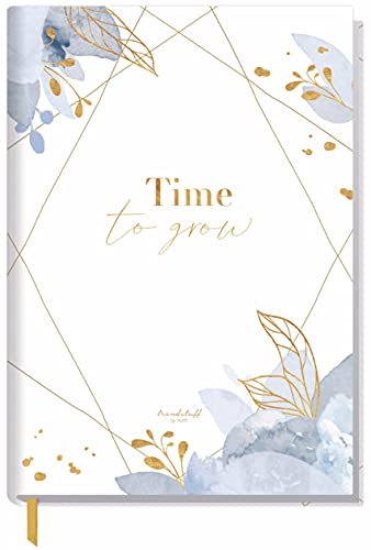 Carnet de notes A5 ligné "Time to grow" - 124 pages, reliure cousue, papier FSC®