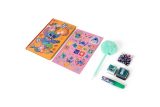 Disney Stitch - Journal Créatif pour Enfants avec Autocollants, Tampons et Paillettes - Cadeau Idéal dès 3 Ans