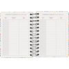 Agenda Scolaire 2025-2026 A6 "C'est La Vie" - Page Par Jour, Bilingue Espagnol/Anglais, Spirale, Élastique, Couverture Rigide, Autocollants