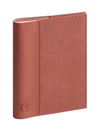 Agenda Semainier de Poche Exacompta Eurotime 13S Duo Kaa Spiralé 9x13 cm - Janvier à Décembre 2026 - Terracotta