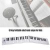 Clavier Piano Électronique Pliable 61 Touches - Idéal pour Débutants