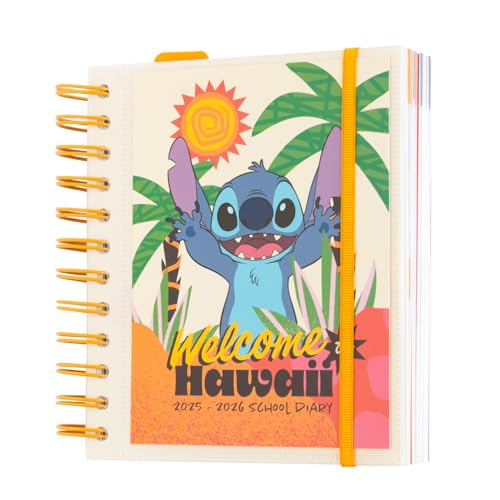 Agenda Scolaire Journalier 2025-2026 Stitch - Organisation et Style pour Élèves