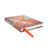 Paperblanks 2026 Oiseau de Feu : Agenda Flexis Mini Horizontal 12 Mois avec Fermeture Élastique, 176 Pages