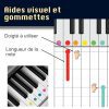 Piano Gommettes : Apprendre le Piano Facilement pour Enfants (5-8 ans) avec Autocollants & Audio