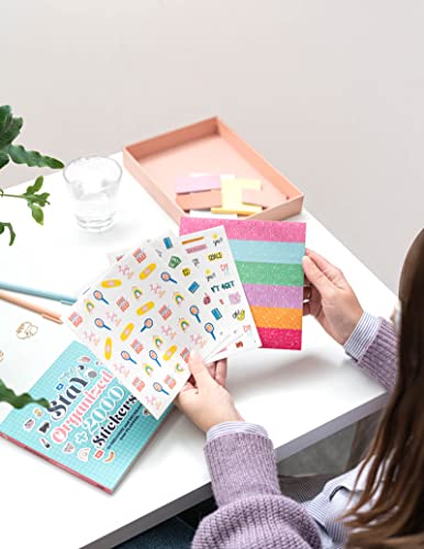 Carnet de Stickers Organisation - Bullet Journal, Agenda & Notebook | Accessoire Papeterie Multicolore