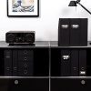 Rössler S.O.H.O. Porte-revues A4 avec poignée Noir - Organisation Élégante pour Bureau et Maison