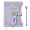 Journal Intime Filles B6 - Carnet Secret en Cuir PU avec Clé, Stylo et Cadenas Cœur - Agenda de Voyage 180/360 Feuilles pour Enfant et Adulte - Violet