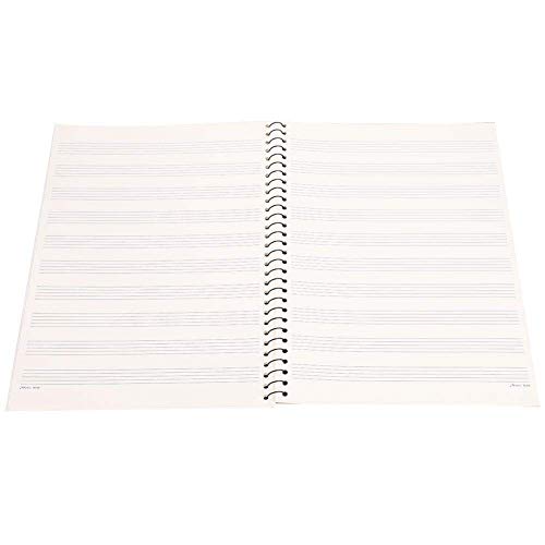 Cahier de Musique à Pages Vierges Bnineteenteam - 50 Pages pour Composer et Écrire vos Partitions