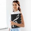 Classeur Noir A4 40 Poches pour Partitions Musicales - Idéal Concert et Chorale