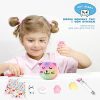 Homicozy Journal Intime Fille avec Clé et Cadenas - Carnet Secret A5 160 Pages, 4 Jouets Anti-Stress, Stylo Multicolore - Cadeau Idéal Enfants 6-9 Ans