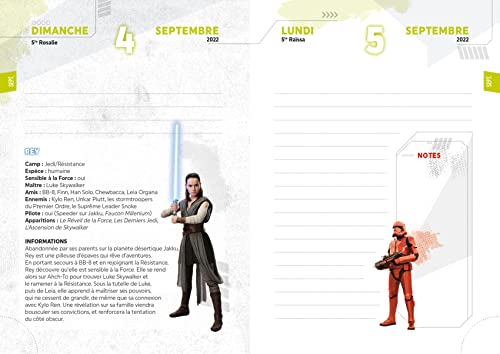 Agenda Scolaire Star Wars 2023-2024 : L'allié indispensable pour une année galactique