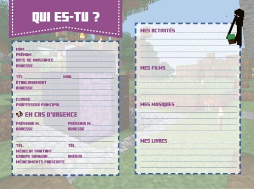 Agenda Minecraft 2025-2026 : L'outil indispensable pour les jeunes aventuriers du jeu vidéo