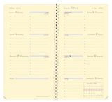 Agenda Quo Vadis Planorizon Soho Noir 2026 - Semainier Horizontal Spiralé