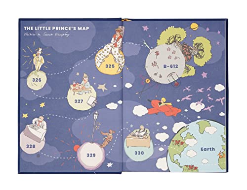 Carnet de Notes A5 Le Petit Prince - Couverture Rigide, Pages Blanches, Idéal Bullet Journal