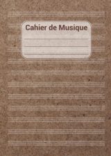 Cahier de Musique A4: Carnet de Partitions 100 Pages pour Compositeurs et Musiciens - 12 Portées par Page