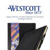 Westcott Carnet de Notes DIN A4 Quadrillé – 192 Pages, Couverture Rigide, Poche Intérieure, Marque-Page et Porte-Stylo