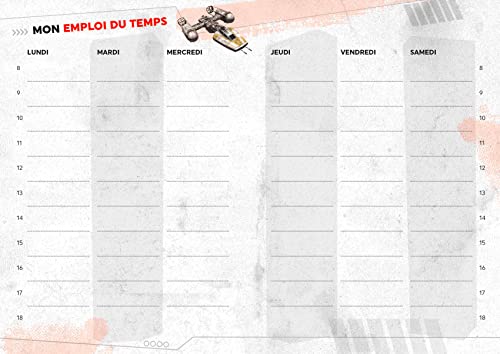 Agenda Scolaire Star Wars 2023-2024 : L'allié indispensable pour une année galactique