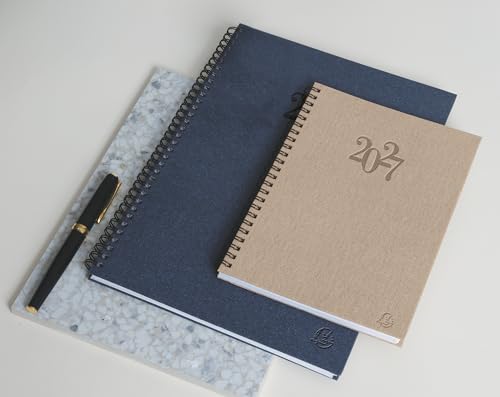 Agenda professionnel Exacompta Consultations 29S Napura 21x29,7cm, Janvier à Décembre 2027, Bleu