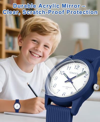 Montre enfant étanche 50M, idéale pour apprendre l'heure, pour garçons et filles de 4 à 12 ans