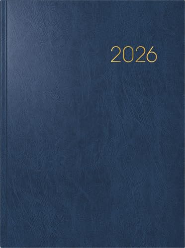 Agenda BRUNNEN 797 2026 - Planification Hebdomadaire, 168x240mm, Bleu
