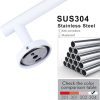 YUET Porte-Rouleau Papier Toilette Mural Rond Acier Inoxydable SUS 304 - Blanc