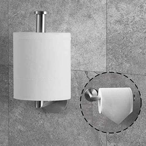 HITSLAM Porte Papier Toilette Mural en Acier Inoxydable Brossé - Design Moderne et Robuste pour Salle de Bain et WC