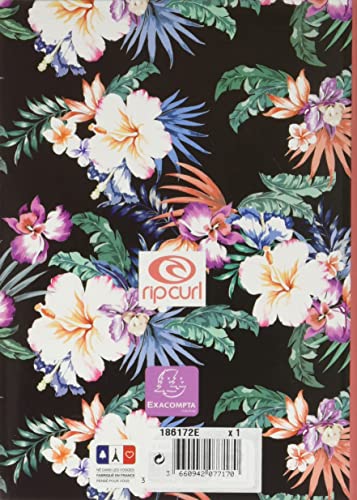 Agenda Journalier Forum Rip Curl 2022-2023 - Couverture Cartonnée Fleurs - 12,5x17,5 cm