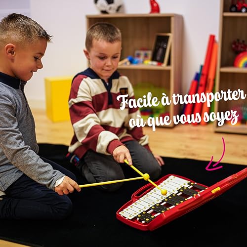 Fuzeau Carillon Pianot' : 25 Lames Métalliques pour l'Éveil Musical des Enfants