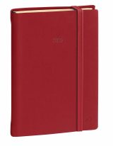 Agenda Journalier Quo Vadis Prestige 2026 - Format Pocket 8,5x13 cm, Rouge