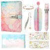 Realjoy Journal Intime Fille A5 avec Cadenas - Coffret Cadeau Complet pour Enfants (7-13 Ans)
