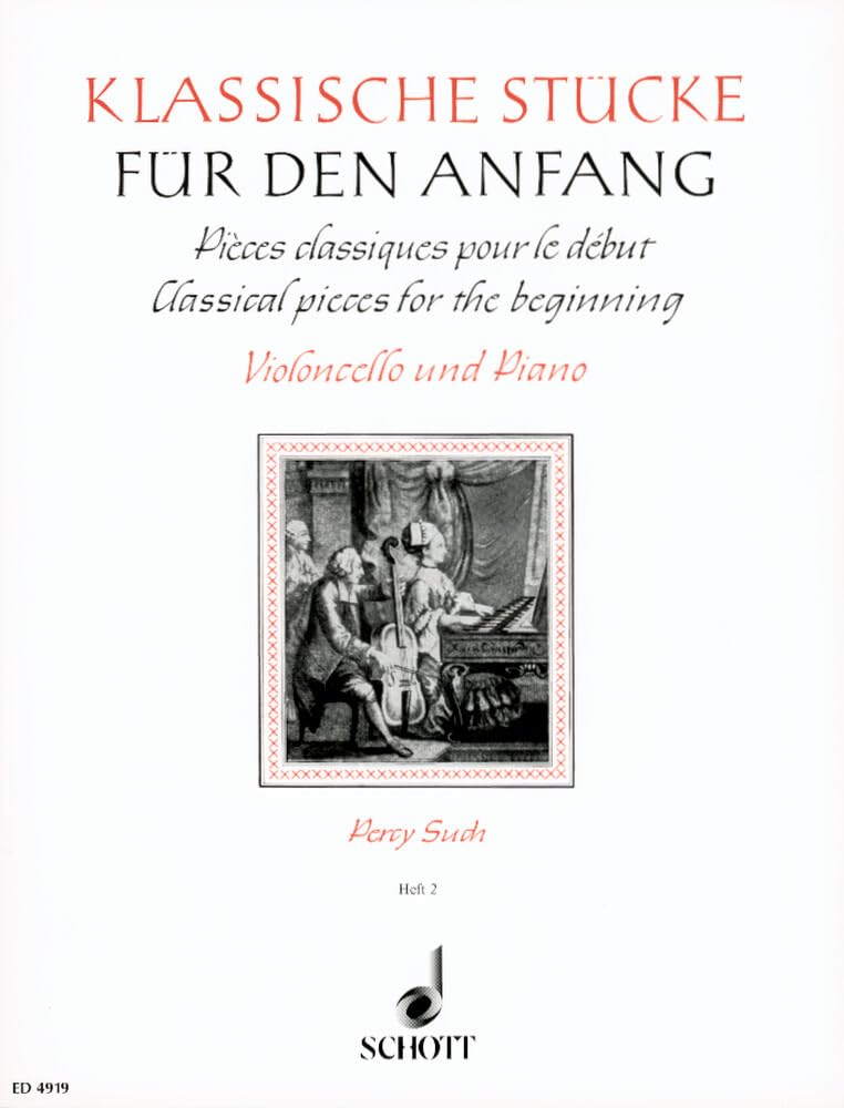 Pièces Classiques pour Débutants : Violoncelle et Piano