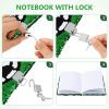 Journal Intime à Paillettes Réversibles avec Cadenas - Motif Football - Idéal pour Enfants et Adolescents