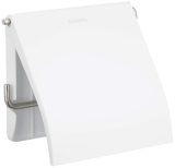 Brabantia Porte-Rouleau WC Écru - Acier Inoxydable Anti-Corrosion - Design Pratique et Élégant