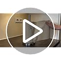 Minismus Porte Essuie-Tout sur Pied - Support Rouleau Stable avec Bras Anti-Roulement - Dérouleur Papier Cuisine Moderne - Accessoire Pratique et Élégant (Argent)